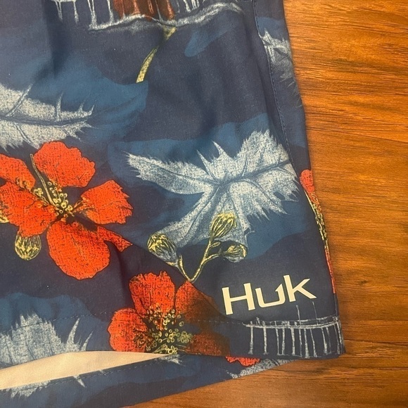 Huk Men’s Pier Volley Swim Trunks Size XXL - Picture 5 of 7